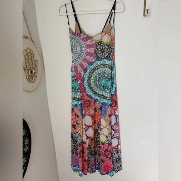 AFRM colorful Floral Maxi Dress with Spaghetti Straps - Picture 4 of 4